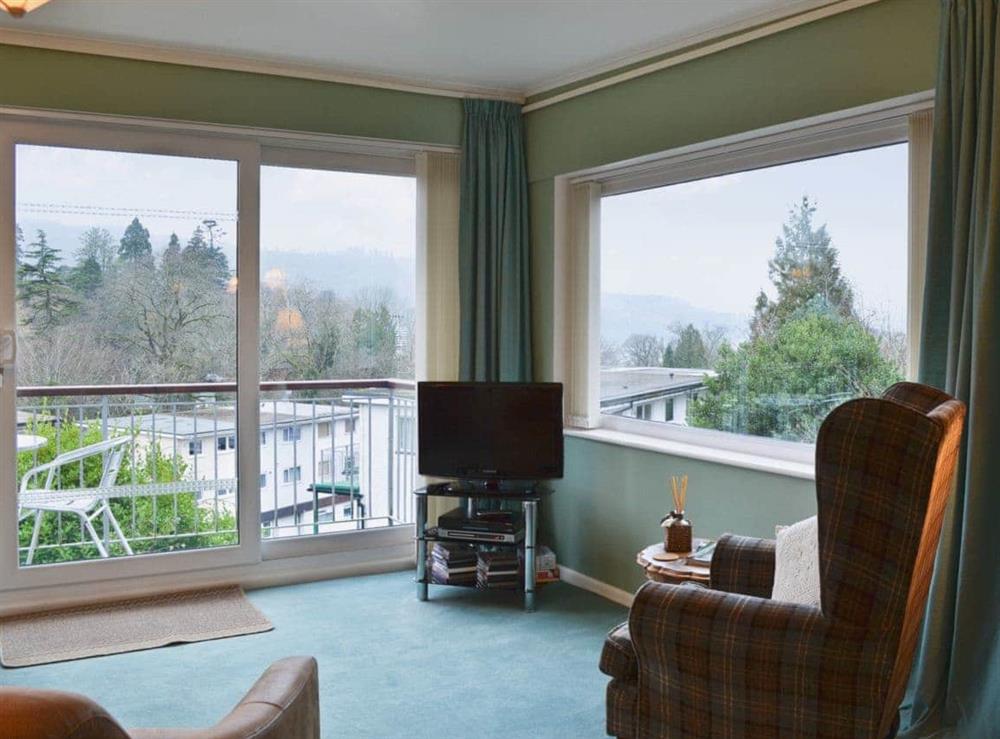 Living room at Lake View in Bowness-on-Windermere, Cumbria