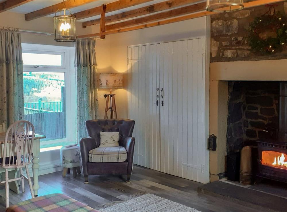 Living area at Lake View Cottage in Yarrow Moor, near Bellingham, Northumberland