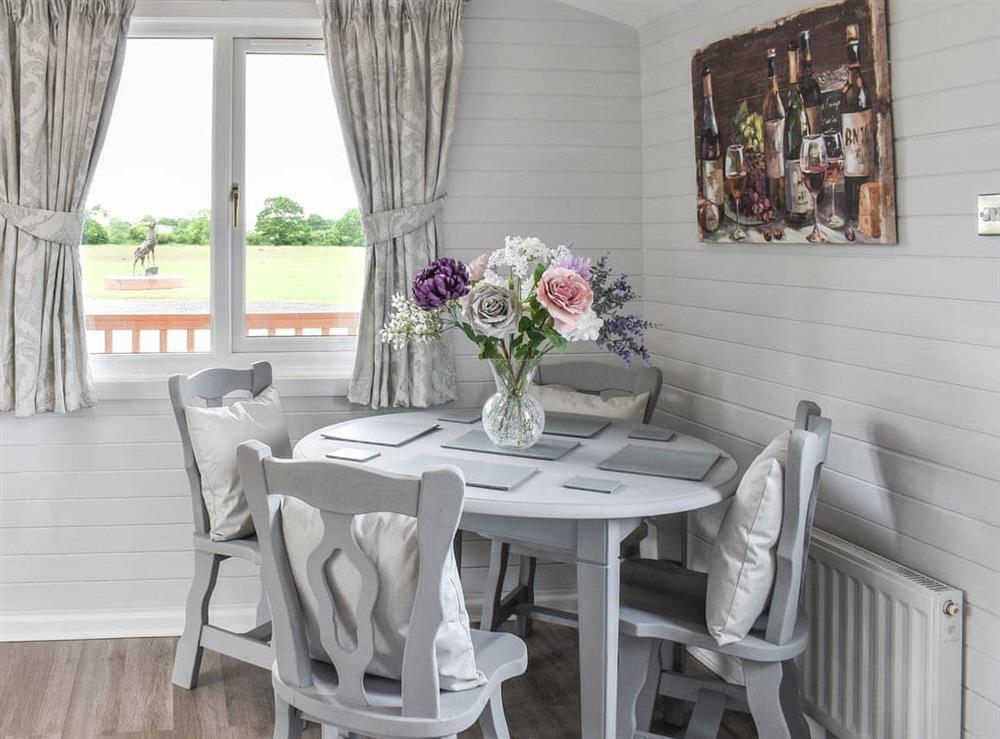 Dining Area at Lake View Lodge in Audlem, near Nantwich, Cheshire