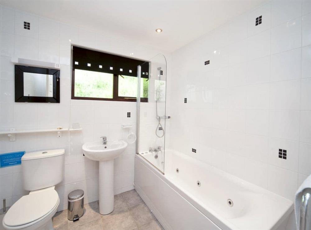 Bathroom at Lake View Villas in Liskeard, Cornwall