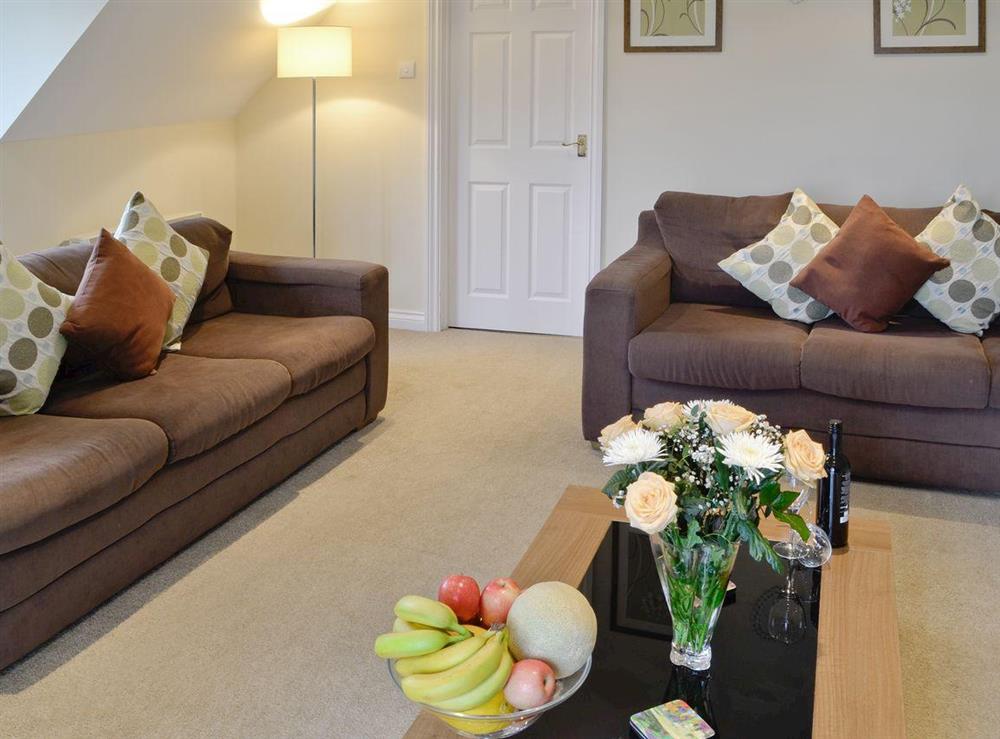 comfortable living room at Lake View Villas in Liskeard, Cornwall