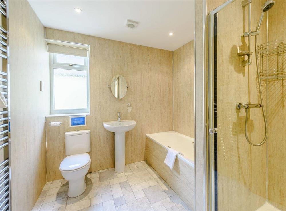 Bathroom at Lake View in West Down, near Woolacombe, Devon