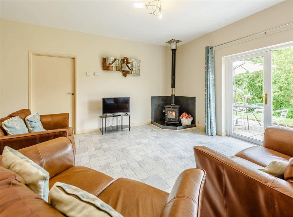 Living area at Lake View in West Down, near Woolacombe, Devon