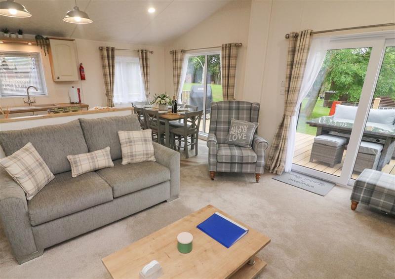 The living room at Lakeland Dream @ South Lakeland Leisure Lodge, Warton