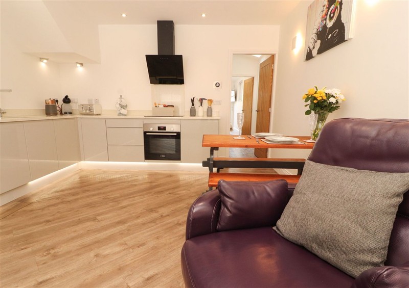 This is the kitchen at Lakes View Apartment 1, Carnforth