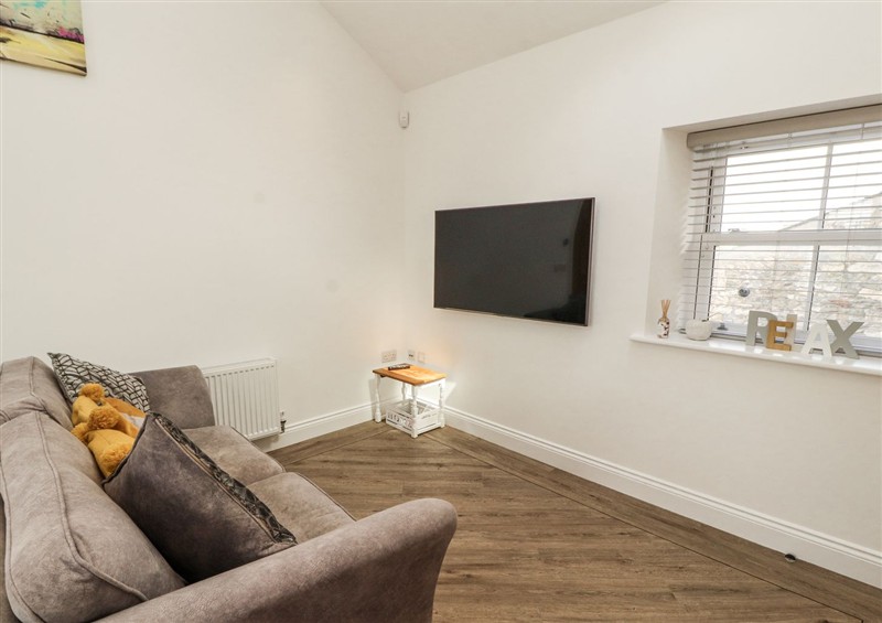 The living room at Lakes View Apartment 2, Carnforth