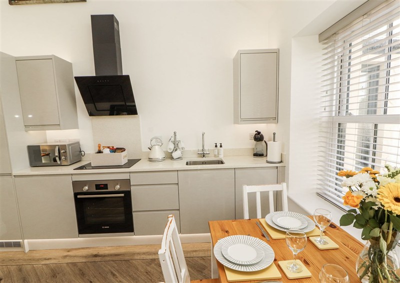 This is the kitchen at Lakes View Apartment 2, Carnforth