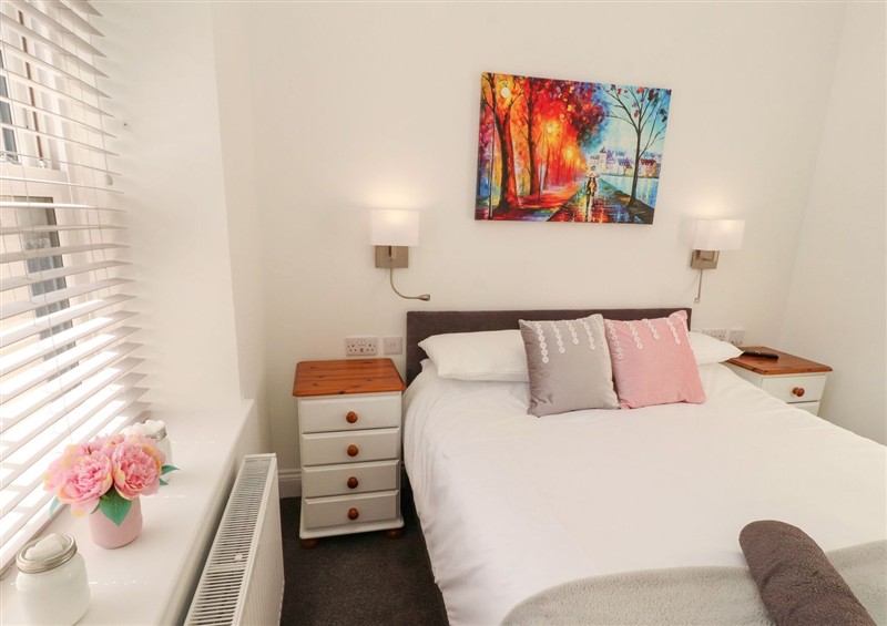 One of the 2 bedrooms at Lakes View Apartment 3, Carnforth