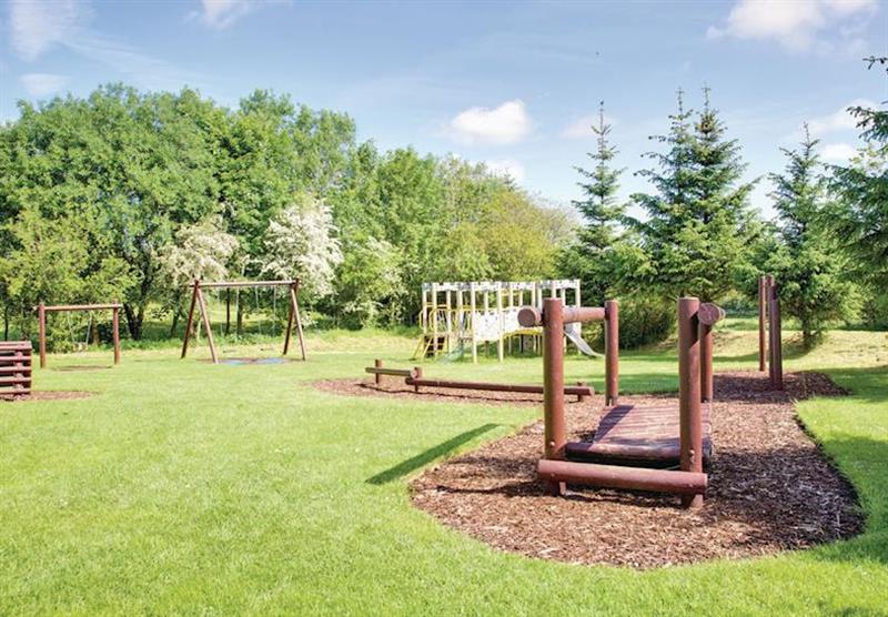 Children’s play area at Lakes Village Retreat in Berrier, Nr Troutbeck, Cumbria & The Lakes