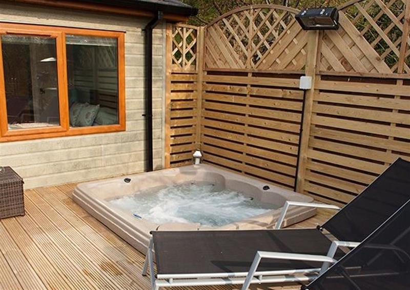 The hot tub at Lakeshore Lodge, Pony Meadow 21