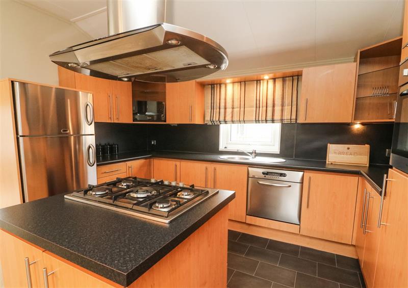 The kitchen at Lakeside 12, Carnforth