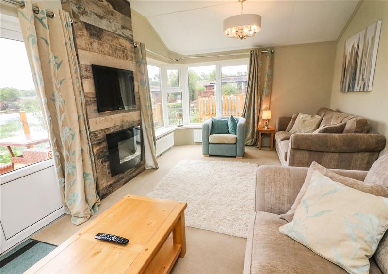 The living room at Lakeside 12, Carnforth