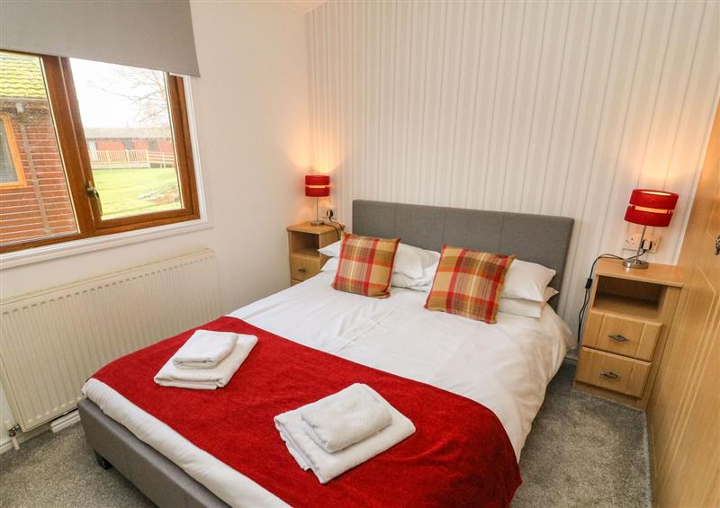 One of the bedrooms at Lakeside 19, Carnforth near Tewitfield