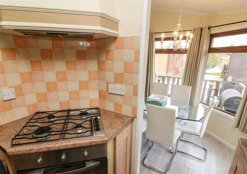 This is the kitchen at Lakeside 19, Carnforth near Tewitfield