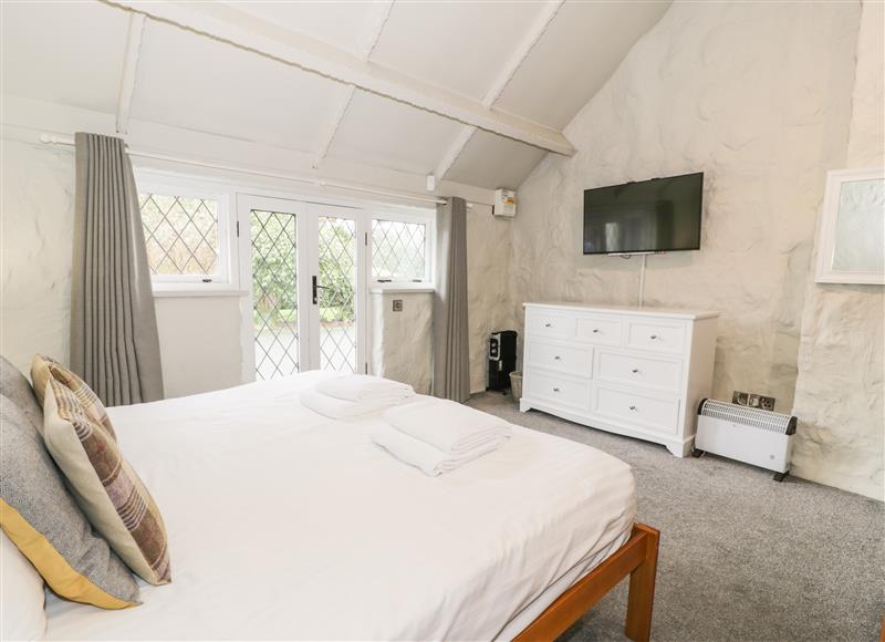 One of the bedrooms at Lakeside Cottage, Llanrug
