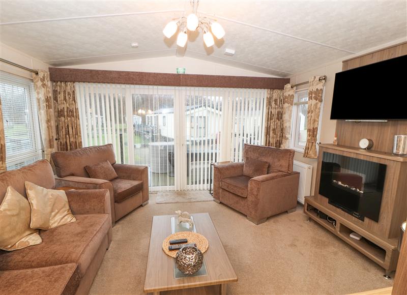 Relax in the living area at Lakeside Haven, Warton near Carnforth