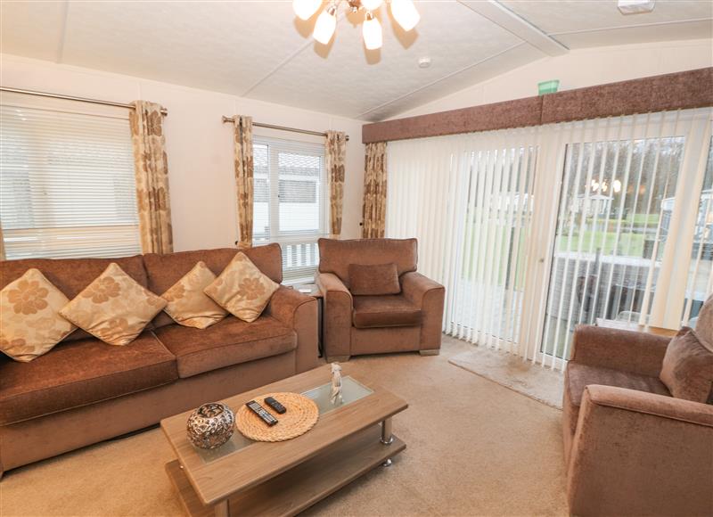 The living area at Lakeside Haven, Warton near Carnforth