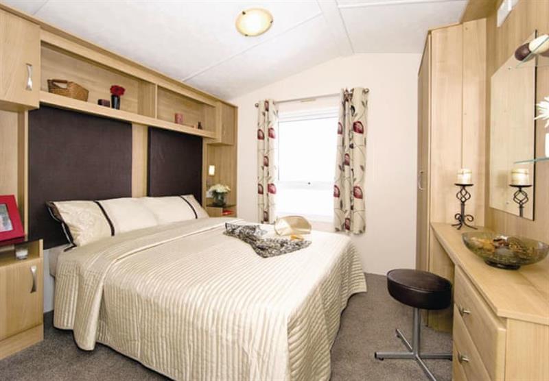 Bedroom in an Osprey 6 at Lakeside Holiday Park in Burnham-on-Sea, Somerset