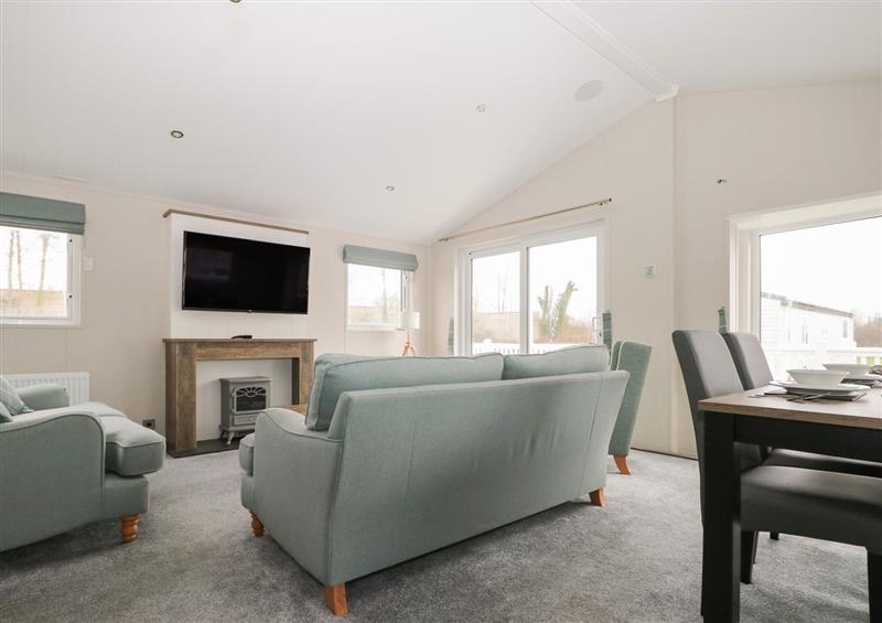 This is the living room at Lakeside Lodge, Runcton