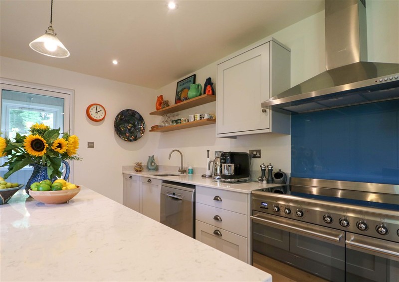 Kitchen at Lakeside Lodge, Witherenden Hill near Burwash