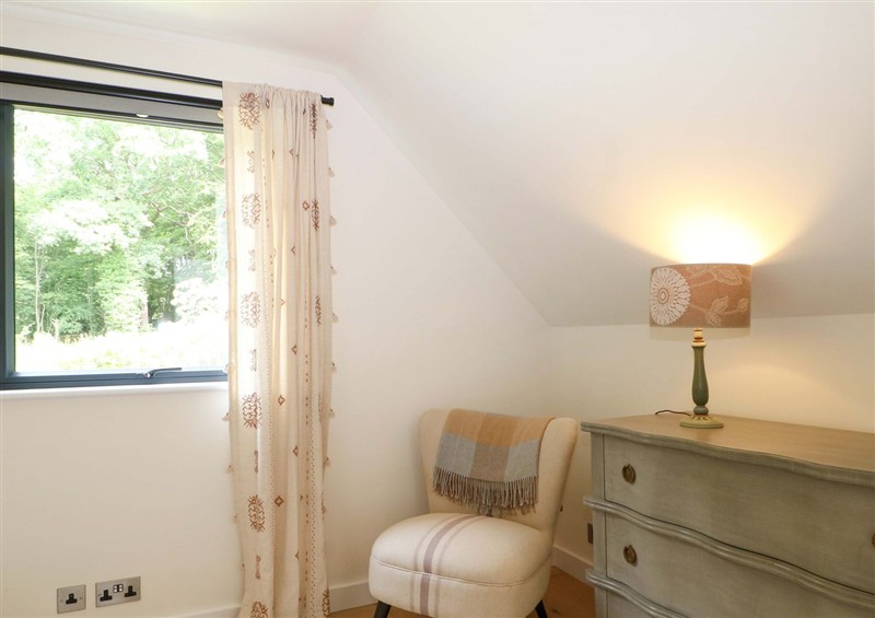 One of the 3 bedrooms at Lakeside Lodge, Witherenden Hill near Burwash