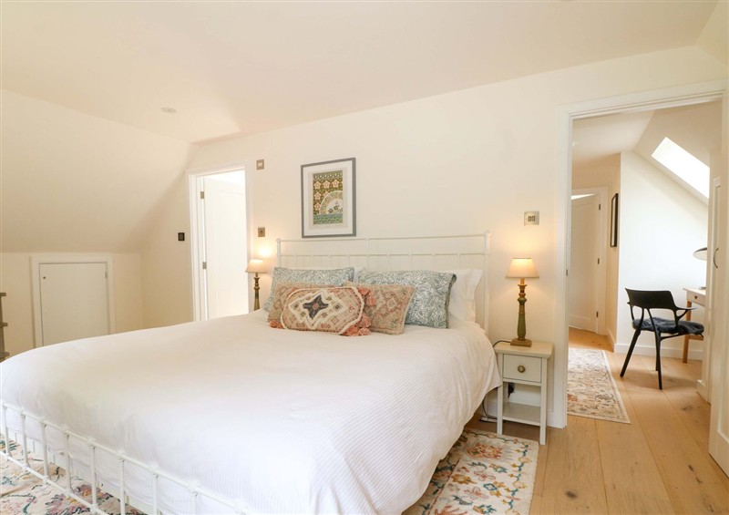 One of the bedrooms at Lakeside Lodge, Witherenden Hill near Burwash