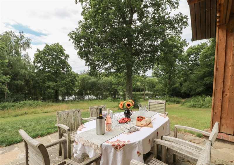 The garden at Lakeside Lodge, Witherenden Hill near Burwash