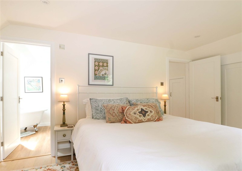 This is a bedroom at Lakeside Lodge, Witherenden Hill near Burwash