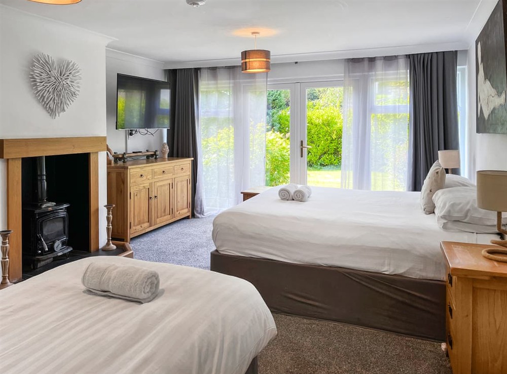 Twin bedroom at Lakeside in Ulverston, Cumbria
