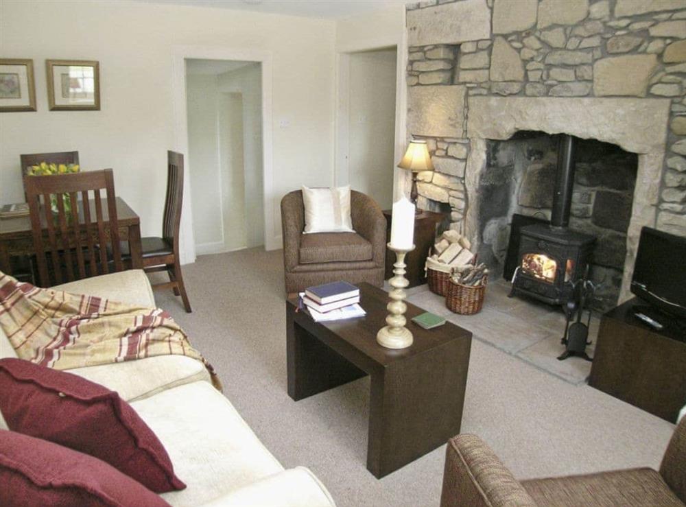 Living room at Lakeview in Coldstream, Berwickshire., Great Britain