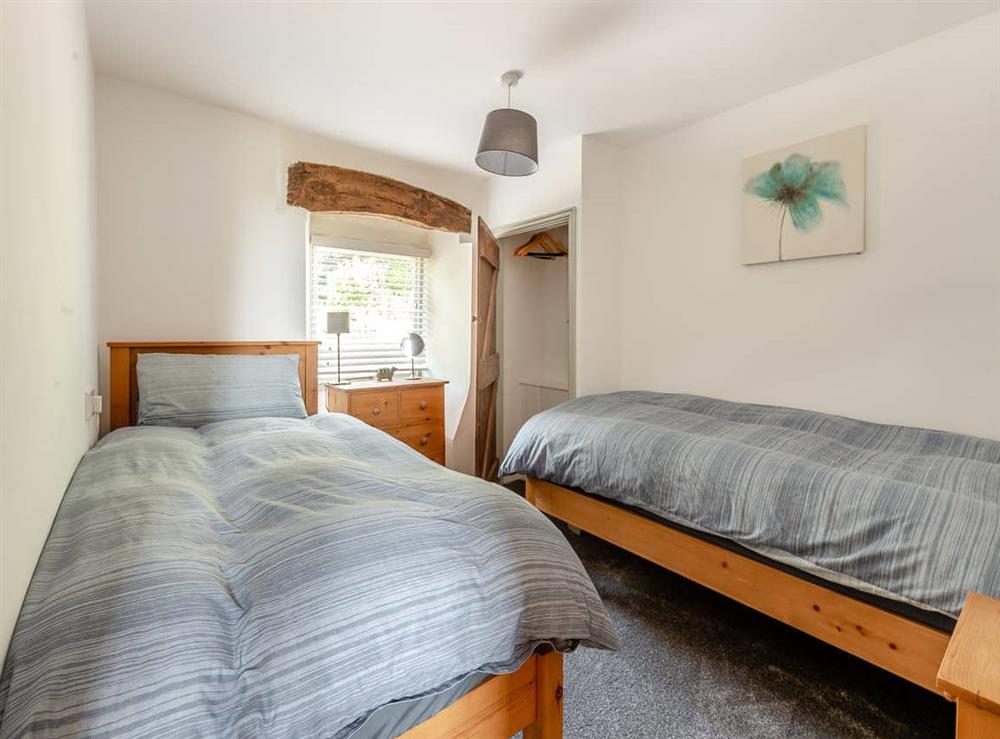 Twin bedroom at Lakeview Cottage in Kirk Ireton, near Ashbourne, Derbyshire