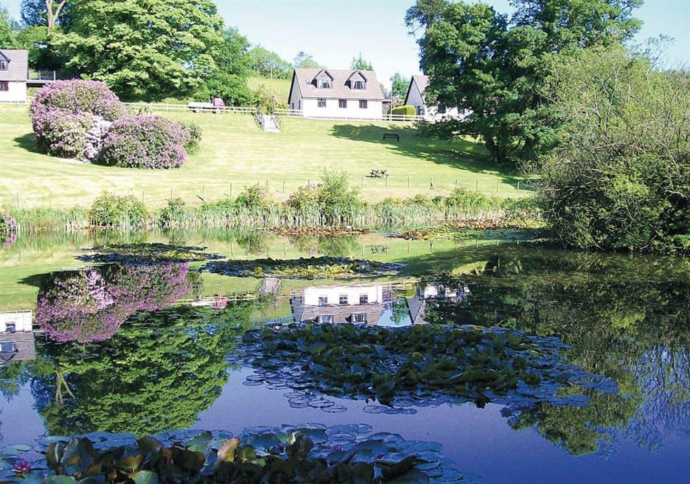 The setting of Rosecraddoc Manor at Lakeview in Liskeard, Cornwall