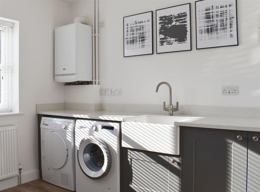 Utility room at Lakeview in Lowestoft, Suffolk
