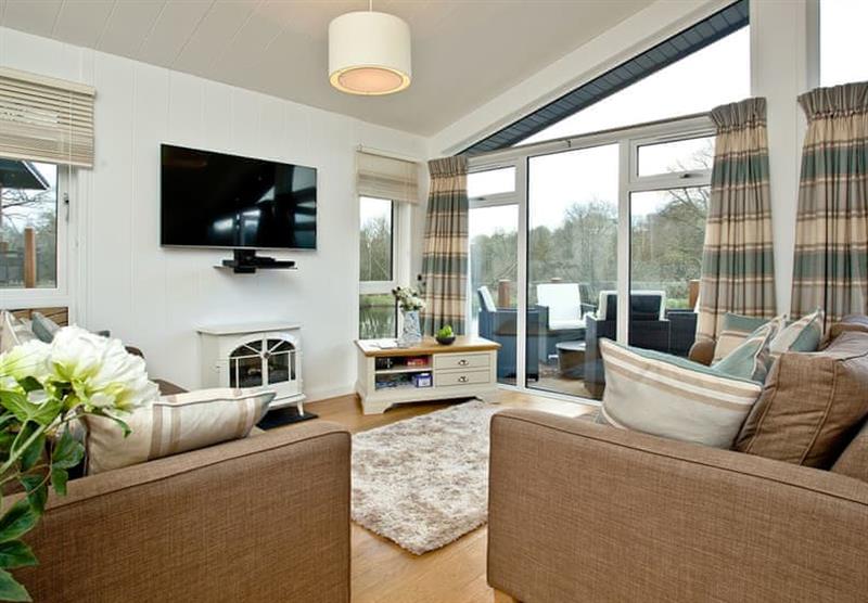 Inside the Watersedge Lodge at Lakeview Manor Lodges in Dunkeswell, Honiton