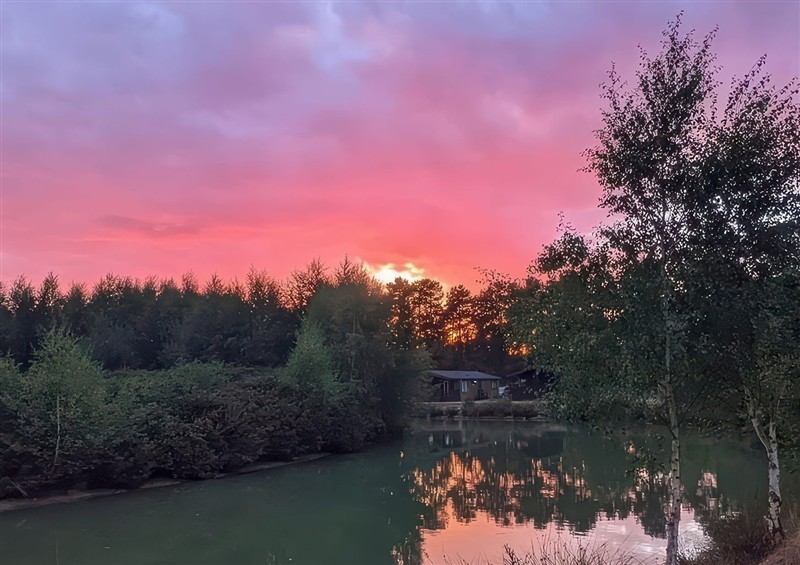 Rural landscape at Lakewood Retreat, Woodhall Spa