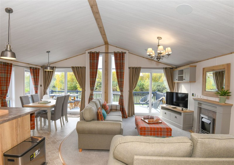 The living room at Lakewood Retreat, Woodhall Spa