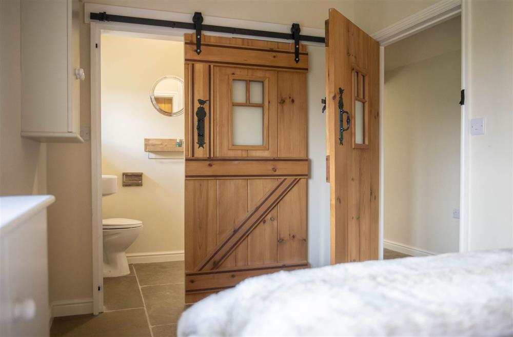 Bedroom two has an en-suite shower room at LaLo, Thirsk, North Yorkshire