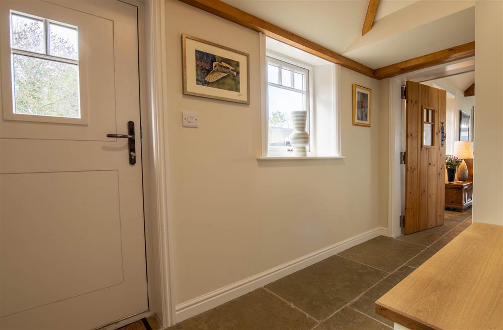 Entrance hallway leading to the open-plan living area at LaLo, Thirsk, North Yorkshire