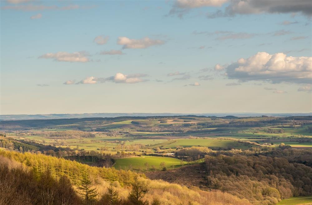 Panoramic view taken from Sutton Bank looking towards the Yorkshire Dales
