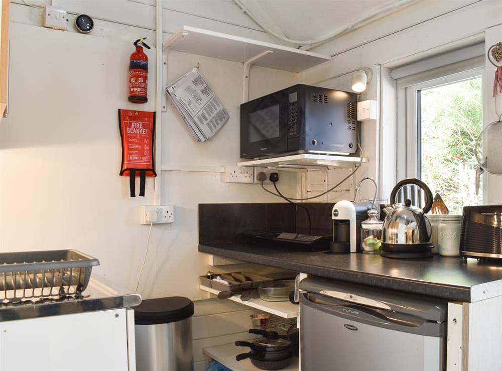 Kitchen area at Lama Lodge in Hawkshead, near Ambleside, Cumbria