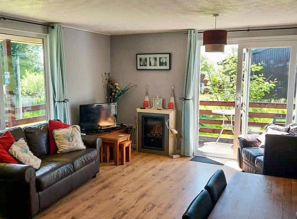Living room/dining room at Lamastar in Woolsery, near Hartland, Devon