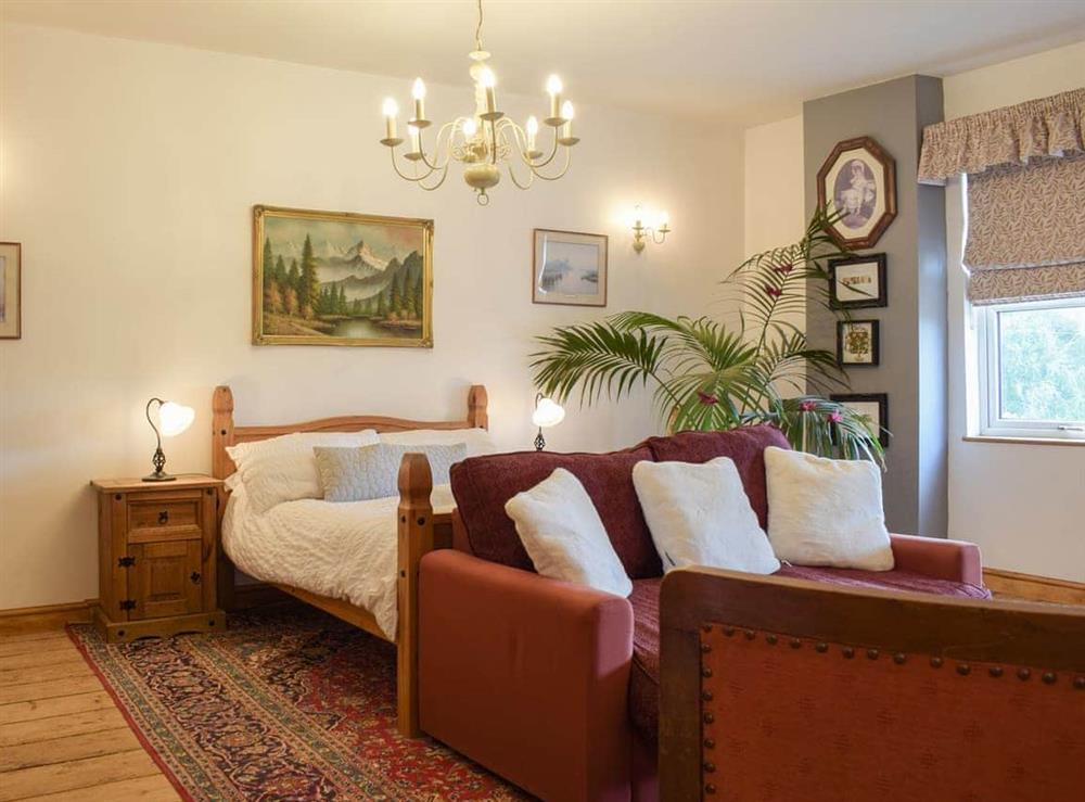 Double bedroom at Lamb Inn in Leominster, Herefordshire