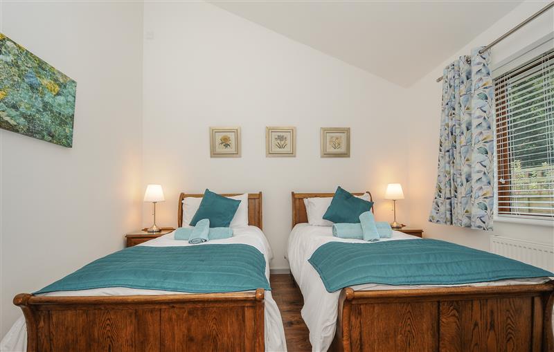 One of the bedrooms at Lambley View, Bude