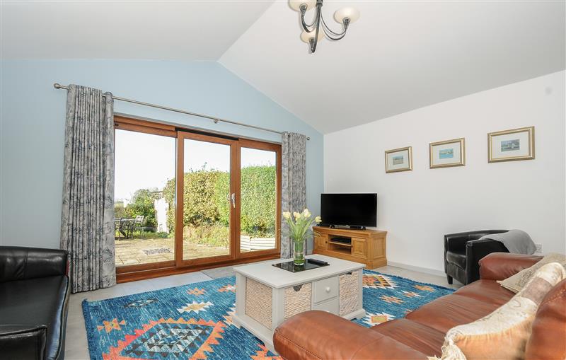 This is the living room at Lambley View, Bude