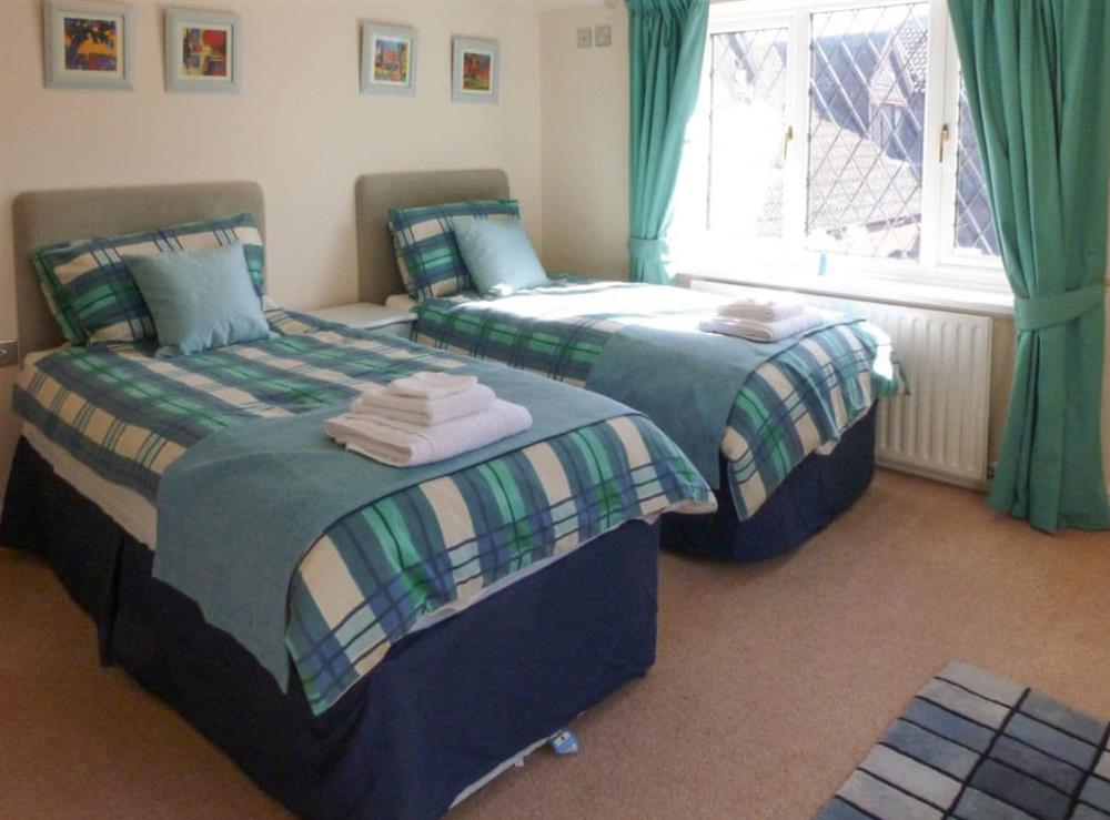 Attractive twin bedroom at Lambourne House in Skegness, Lincolnshire