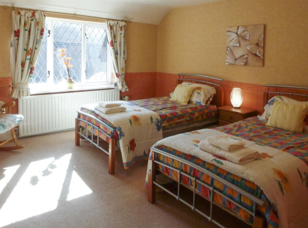 Good-sized twin bedroom at Lambourne House in Skegness, Lincolnshire