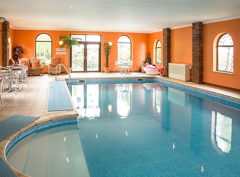 Shared swimming pool at Lambourne House in Skegness, Lincolnshire