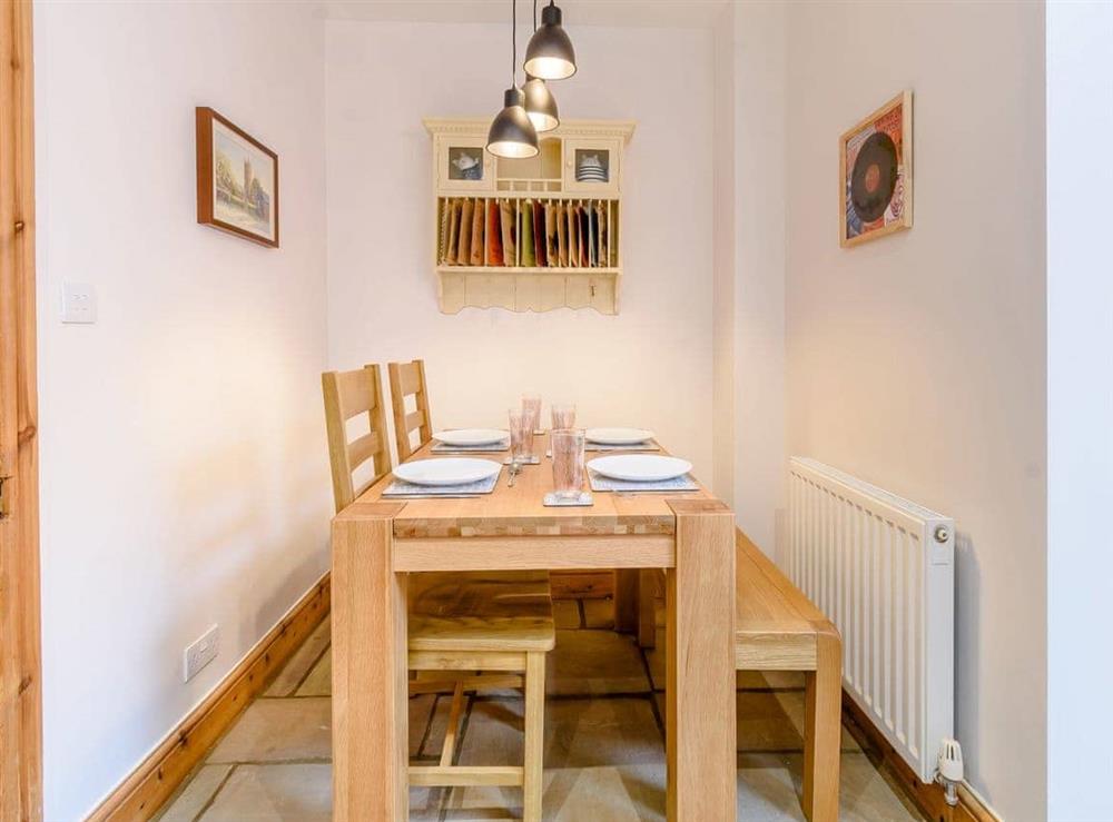 Dining Area at Lambton Cottage in Near Grosmont, North Yorkshire