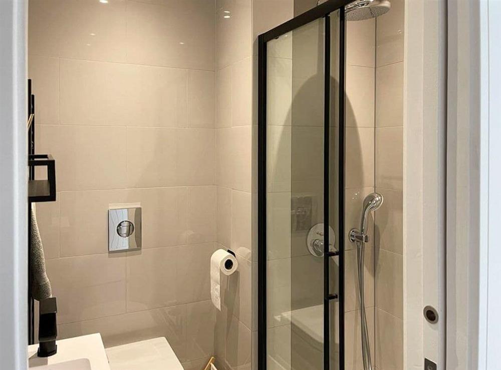 Shower room at Lamorna in Littlehampton, West Sussex