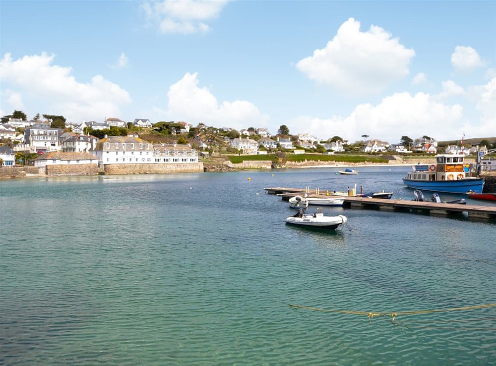 Beach at Lamorran Lodge in St Mawes, Cornwall